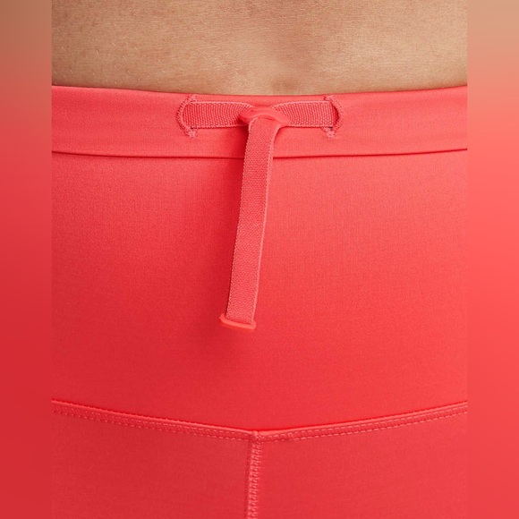 Women’s Nike Go Legging Firm Support High Rise 7/8 Length Size Small Orange - Picture 7 of 11